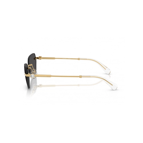 Óculos de Sol Swarovski 0SK7038 40048758 Metal Dourado com lentes na cor Cinza Escuro
