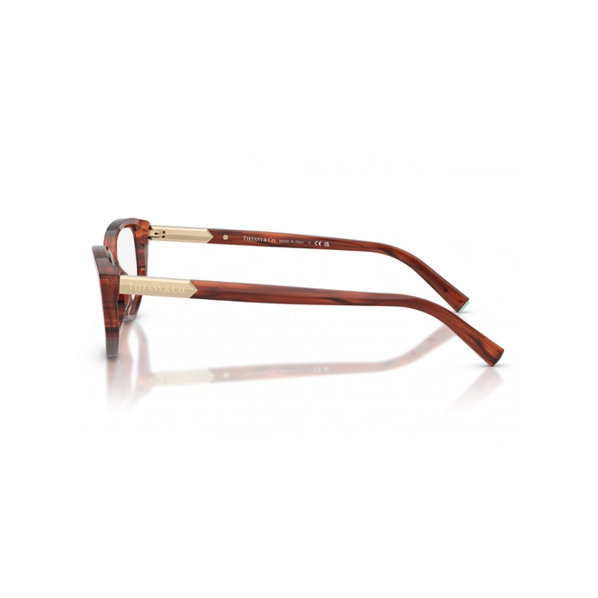 Óculos de Grau Tiffany 0TF2276 8440 54 Acetato Marrom Mesclado 3