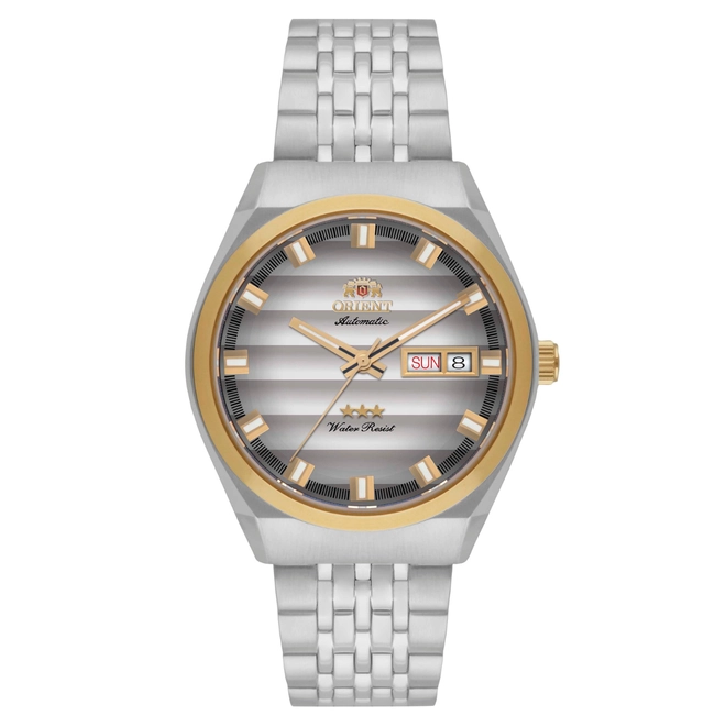 Relógio Orient Automático 3 Estrelas Heritage - YN6TT014 S1SX Prata 1
