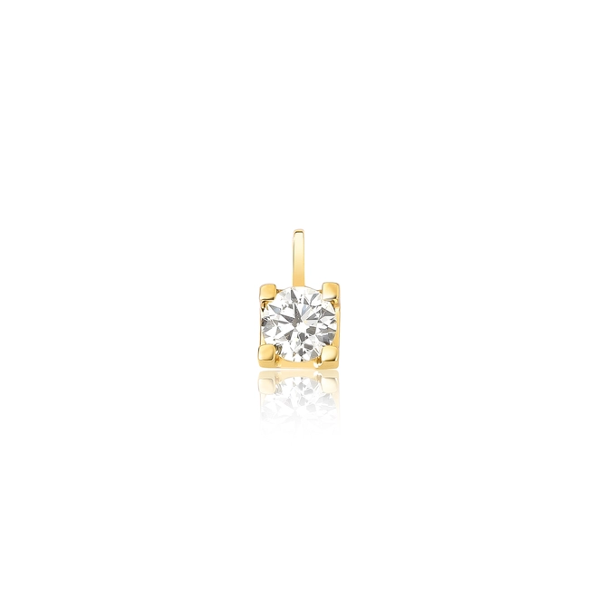 Pingente Solitários To Love ouro 18k ponto de luz com 50pts de Diamante 1