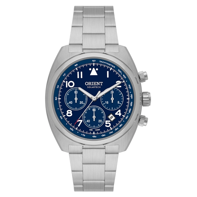 Relógio Orient Solartech Cronógrafo - MBSSC297 D2SX Azul 1