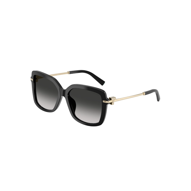 Óculos de Sol Tiffany 0TF4252B 80013C55 Acetato Preto com lentes na cor Cinza Degradê 1