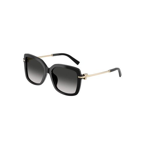 Óculos de Sol Tiffany 0TF4252B 80013C55 Acetato Preto com lentes na cor Cinza Degradê