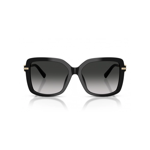 Óculos de Sol Tiffany 0TF4252B 80013C55 Acetato Preto com lentes na cor Cinza Degradê