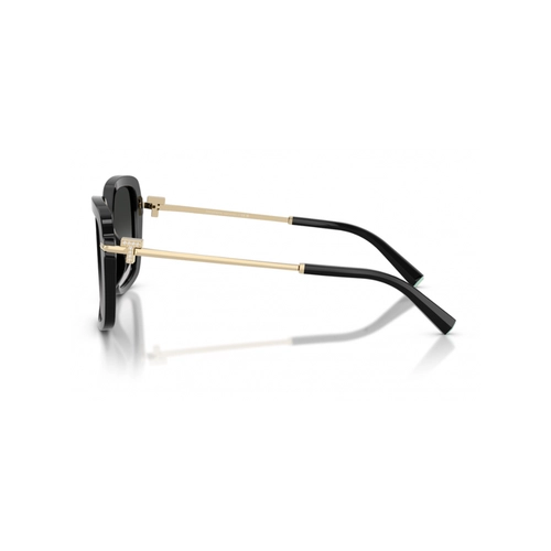 Óculos de Sol Tiffany 0TF4252B 80013C55 Acetato Preto com lentes na cor Cinza Degradê