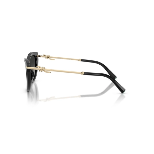 Óculos de Sol Tiffany 0TF4253 80013C55 Acetato Preto com lentes na cor Cinza Degradê