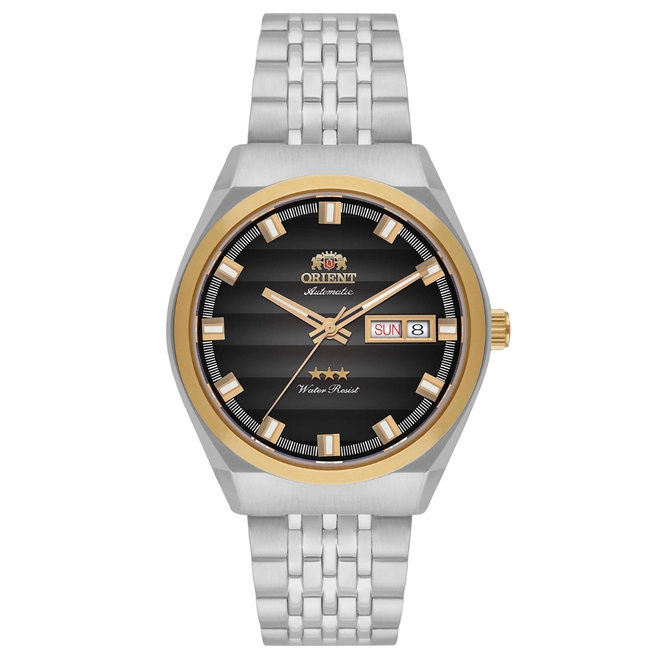 Relógio Orient Automático 3 Estrelas Heritage - YN6TT014 P1SX Preto 1