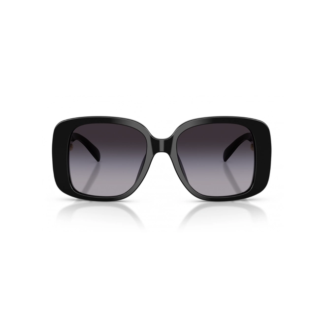 Óculos de Sol Tory Burch 0TY7223U 17098G53 Acetato Preto com lentes na cor Cinza Degradê 2