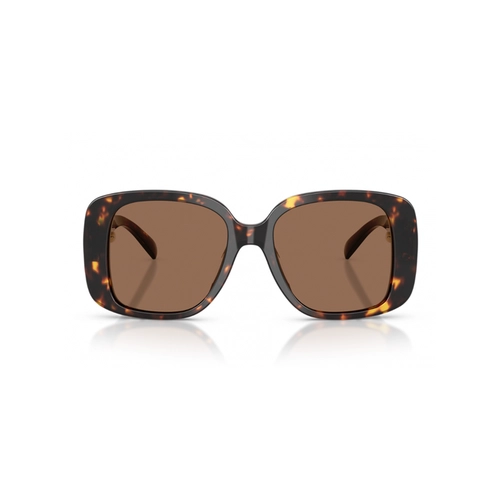 Óculos de Sol Tory Burch 0TY7223U 19817353 Acetato Marrom Mesclado com lentes na cor Marrom