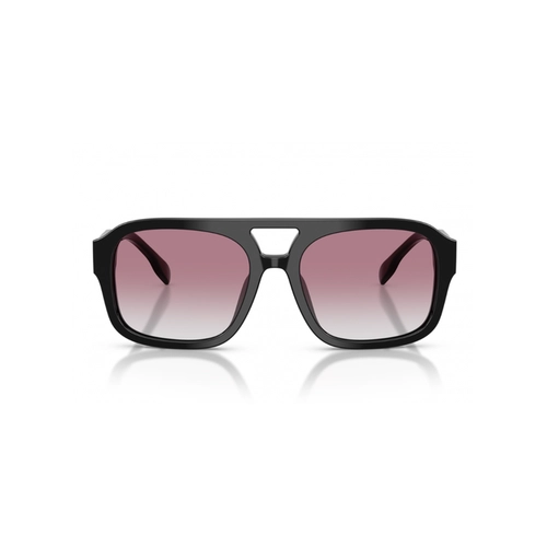 Óculos de Sol Tory Burch 0TY7224U 17097355 Acetato Preto com lentes na cor Violeta Degradê