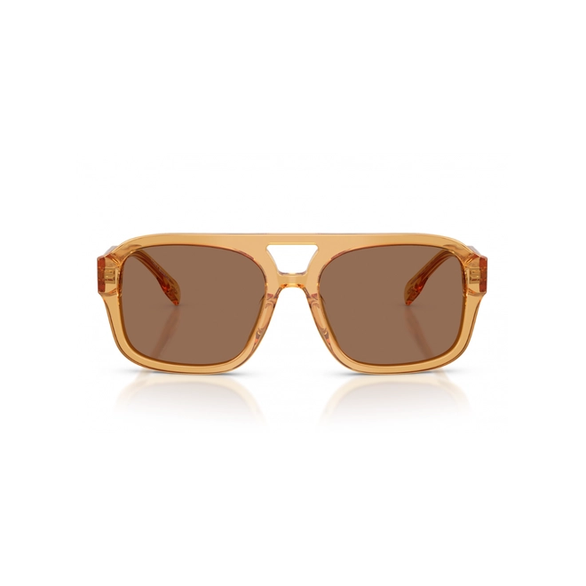 Óculos de Sol Tory Burch 0TY7224U 20558455 Acetato Laranja Transparente com lentes na cor Marrom 2