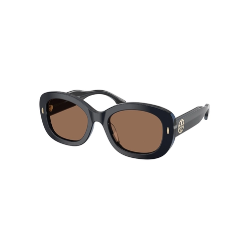 Óculos de Sol Tory Burch 0TY7226U 20577352 Acetato Azul com lentes na cor Marrom