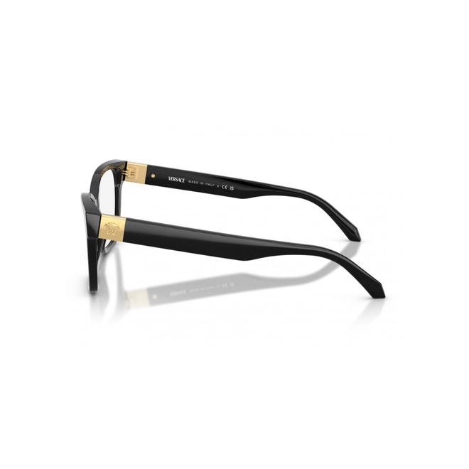 Óculos de Grau Versace 0VE3382 GB1 55 Acetato Preto 3