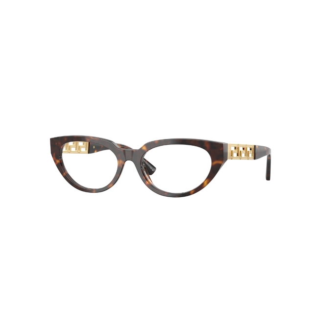 Óculos de Grau Versace 0VE3383 108 54 Acetato Marrom Mesclado 1