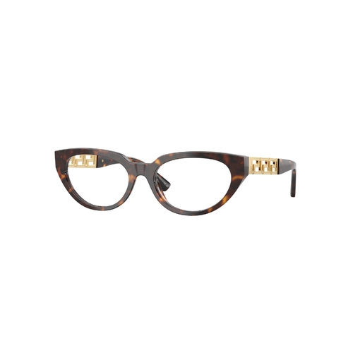 Óculos de Grau Versace 0VE3383 108 54 Acetato Marrom Mesclado
