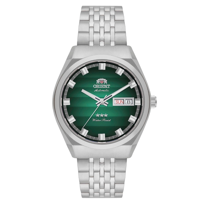 Relógio Orient Automático 3 Estrelas Heritage - YN6SS014 E1SX Verde 1