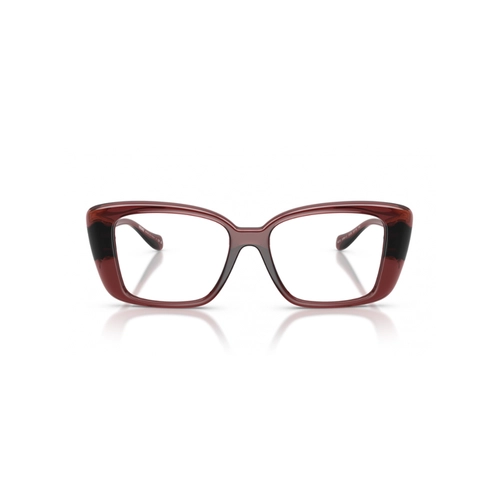 Óculos de Grau Versace 0VE3385U 5539 53 Acetato Vermelho Mesclado