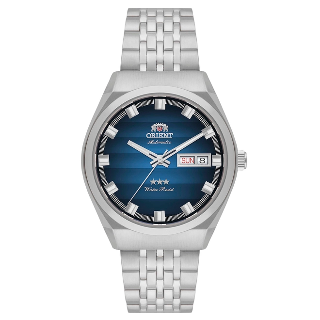 Relógio Orient Automático 3 Estrelas Heritage - YN6SS014 D1SX Azul 1