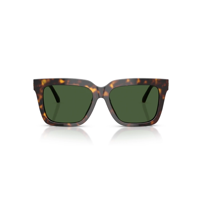 Óculos de Sol Versace 0VE4498 108/7155 Acetato Marrom Mesclado com lentes na cor Verde 2