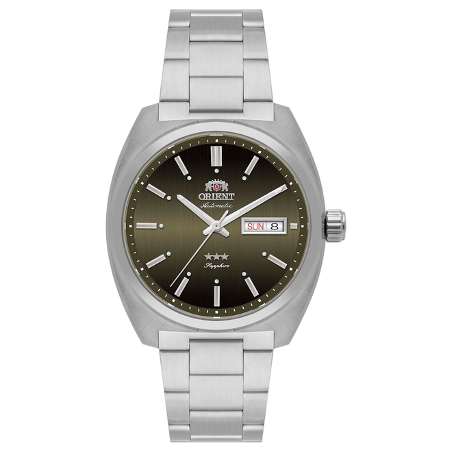 Relógio Orient Automático 3 Estrelas Heritage - YN6SS001 E1SX Verde 1