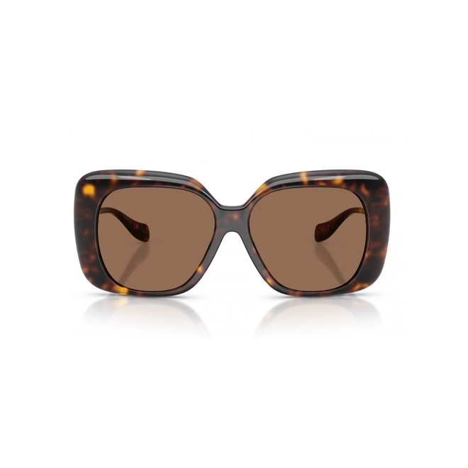 Óculos de Sol Versace 0VE4499U 108/7357 Acetato Marrom Mesclado com lentes na cor Marrom 2