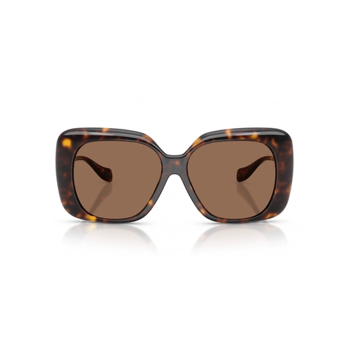 Óculos de Sol Versace 0VE4499U 108/7357 Acetato Marrom Mesclado com lentes na cor Marrom