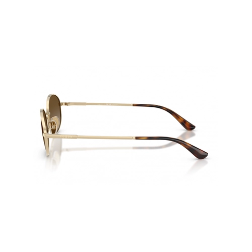 Óculos de Sol Vogue 0VO4323S 848/T556 Metal Dourado com lentes na cor Marrom Degradê