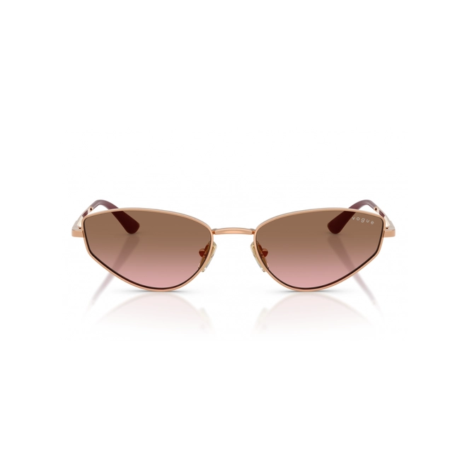 Óculos de Sol Vogue 0VO4339S 51521456 Metal Rose com lentes na cor Rosa Degradê 2