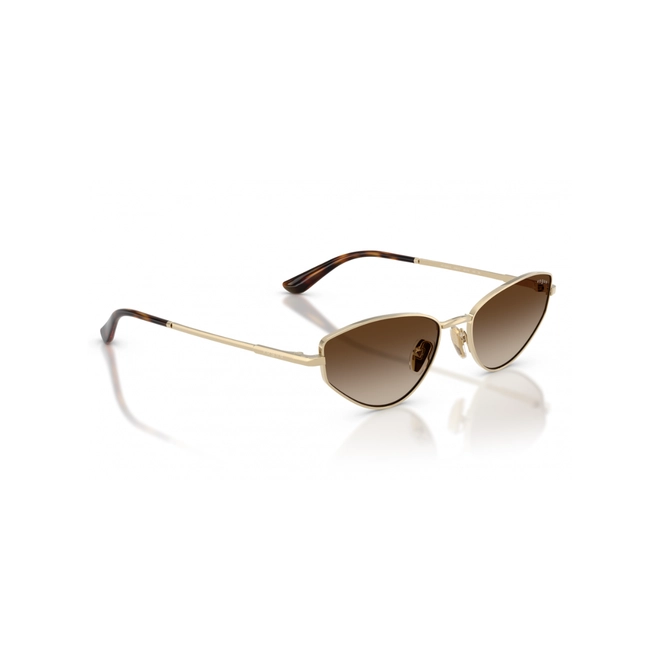 Óculos de Sol Vogue 0VO4339S 848/1356 Acetato Dourado com lentes na cor Marrom Degradê 3