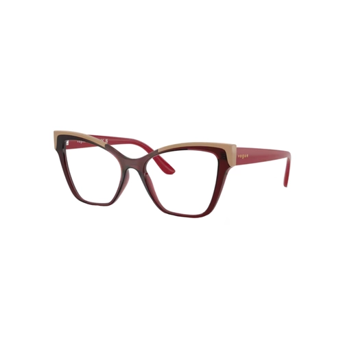 Óculos de Grau Vogue 0VO5578L 5206 54 Acetato Bordô