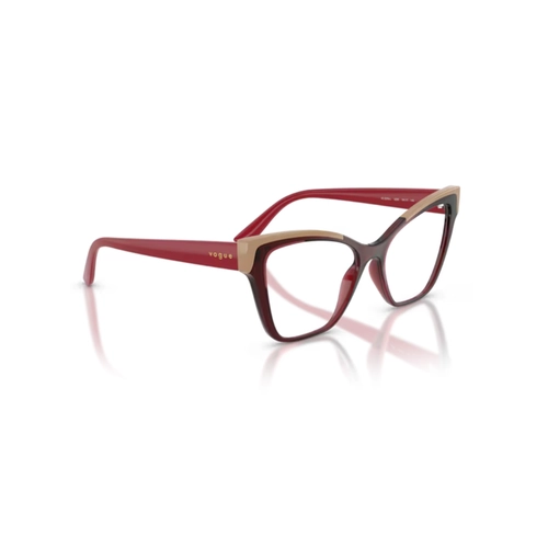 Óculos de Grau Vogue 0VO5578L 5206 54 Acetato Bordô
