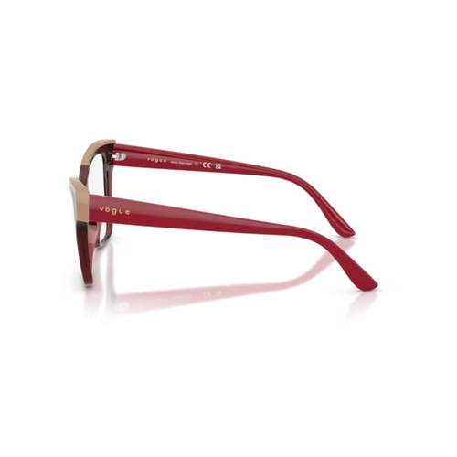 Óculos de Grau Vogue 0VO5578L 5206 54 Acetato Bordô