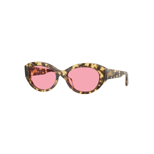 Óculos de Sol Vogue 0VO5659SU 32418452 Acetato Marrom Mesclado com lentes na cor Rosa
