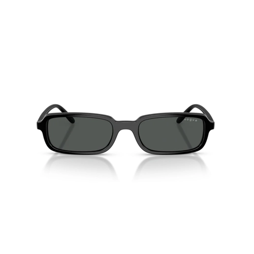 Óculos de Sol Vogue 0VO5666S W44/8753 Acetato Preto com lentes na cor Cinza