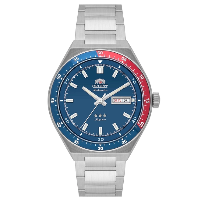 Relógio Orient Automático 3 Estrelas Heritage - YN6SS003 D1SX Azul 1