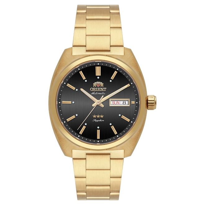 Relógio Orient Automático 3 Estrelas Heritage - YN6GG001 G1KX Preto 1
