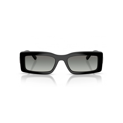 Óculos de Sol Vogue 0VO5674S W44/1153 Acetato Preto com lentes na cor Cinza Degradê