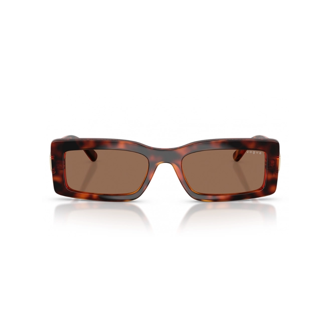 Óculos de Sol Vogue 0VO5674S W6567353 Acetato Marrom Mesclado com lentes na cor Marrom 2
