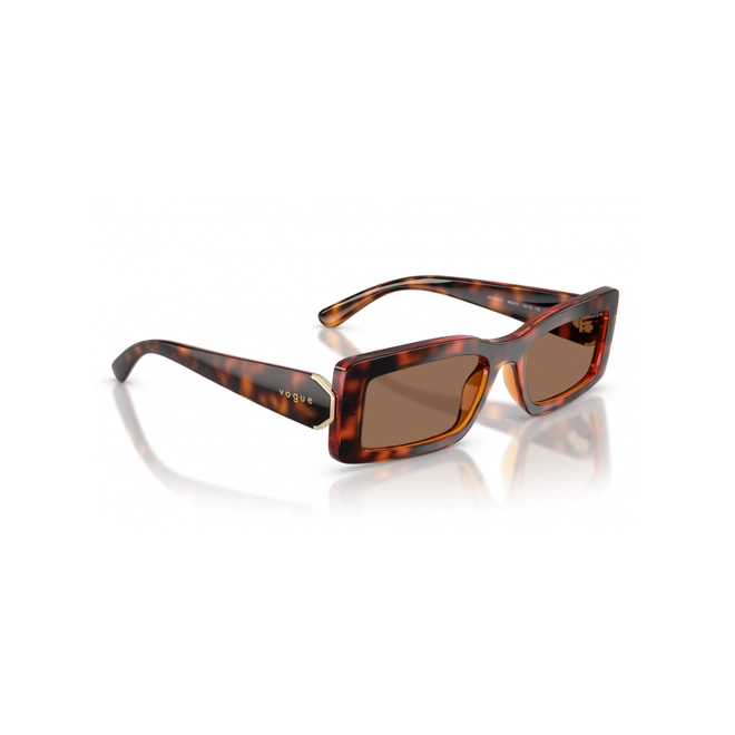Óculos de Sol Vogue 0VO5674S W6567353 Acetato Marrom Mesclado com lentes na cor Marrom 3
