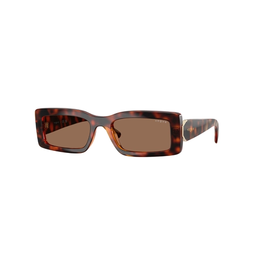 Óculos de Sol Vogue 0VO5674S W6567353 Acetato Marrom Mesclado com lentes na cor Marrom