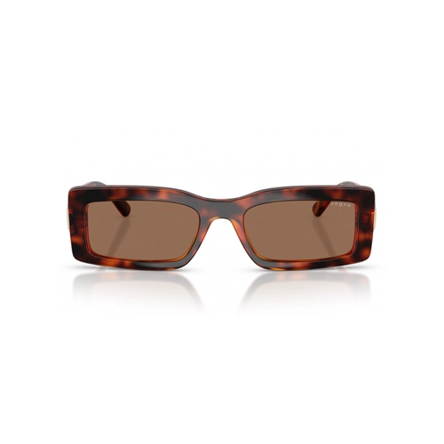 Óculos de Sol Vogue 0VO5674S W6567353 Acetato Marrom Mesclado com lentes na cor Marrom
