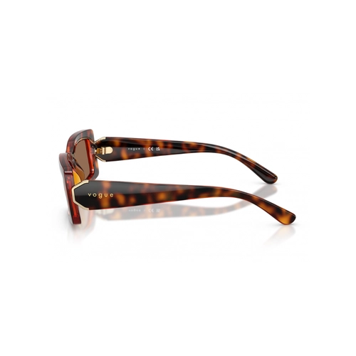 Óculos de Sol Vogue 0VO5674S W6567353 Acetato Marrom Mesclado com lentes na cor Marrom
