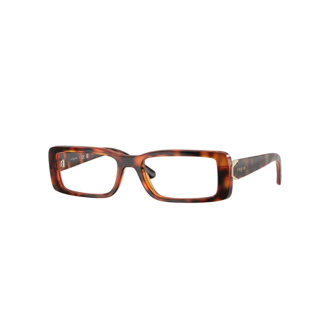 Óculos de Grau Vogue 0VO5677 W656 52 Acetato Marrom Mesclado 1