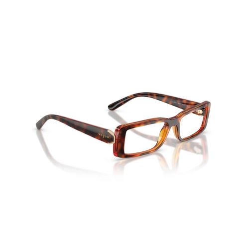 Óculos de Grau Vogue 0VO5677 W656 52 Acetato Marrom Mesclado