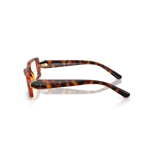 Óculos de Grau Vogue 0VO5677 W656 52 Acetato Marrom Mesclado