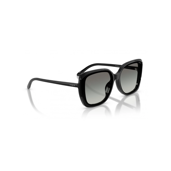 Óculos de Sol Vogue 0VO5684SD W44/1165 Acetato Preto com lentes na cor Cinza Degradê 3