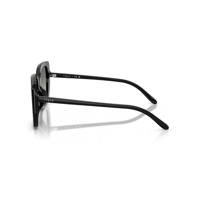 Óculos de Sol Vogue 0VO5684SD W44/1165 Acetato Preto com lentes na cor Cinza Degradê 4