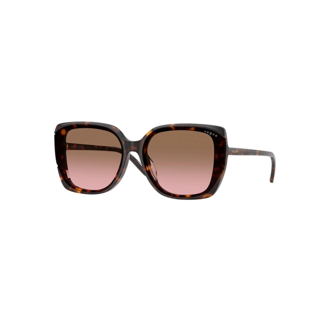 Óculos de Sol Vogue 0VO5684SD W6561465 Acetato Marrom Mesclado com lentes na cor Marrom Degradê 1