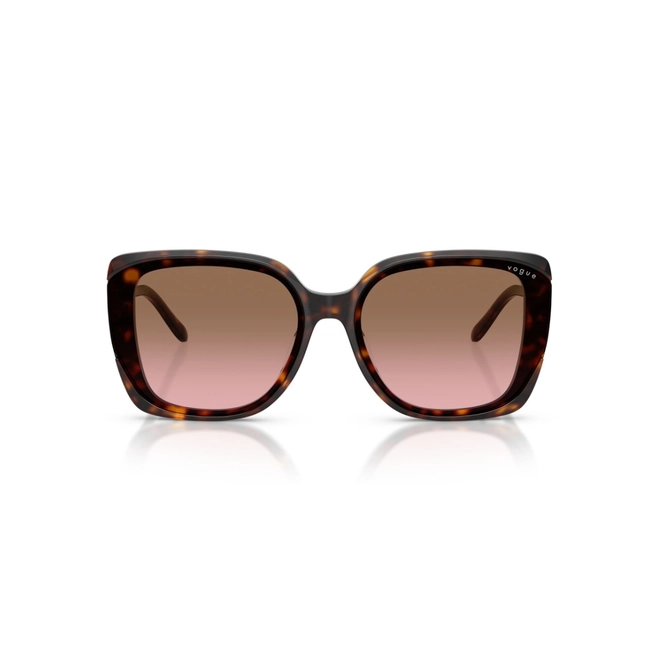 Óculos de Sol Vogue 0VO5684SD W6561465 Acetato Marrom Mesclado com lentes na cor Marrom Degradê 2