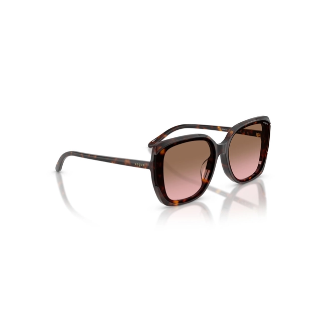 Óculos de Sol Vogue 0VO5684SD W6561465 Acetato Marrom Mesclado com lentes na cor Marrom Degradê 3